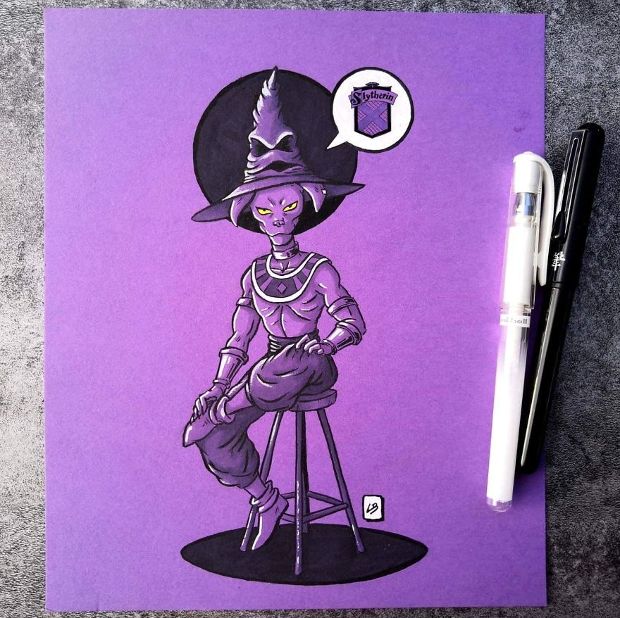 What Would Happen If The Harry Potter's Sorting Hat Shows Up In Dragon Ball's World?