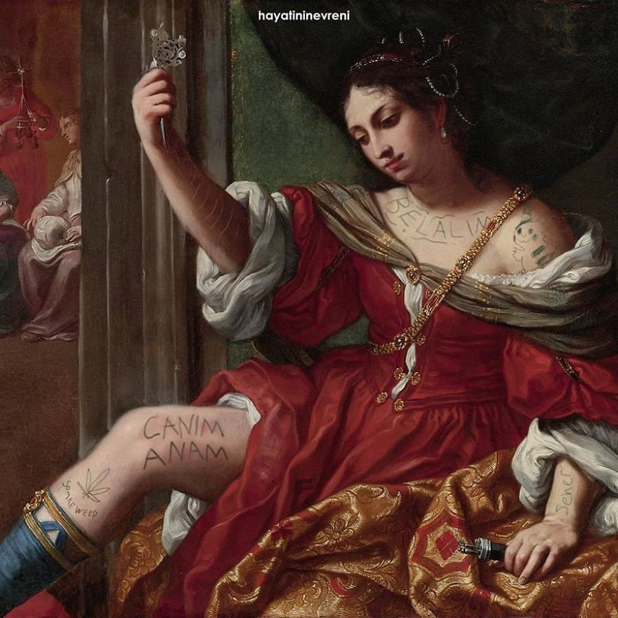Elisabetta Sirani, Portia Wounding Her Thigh