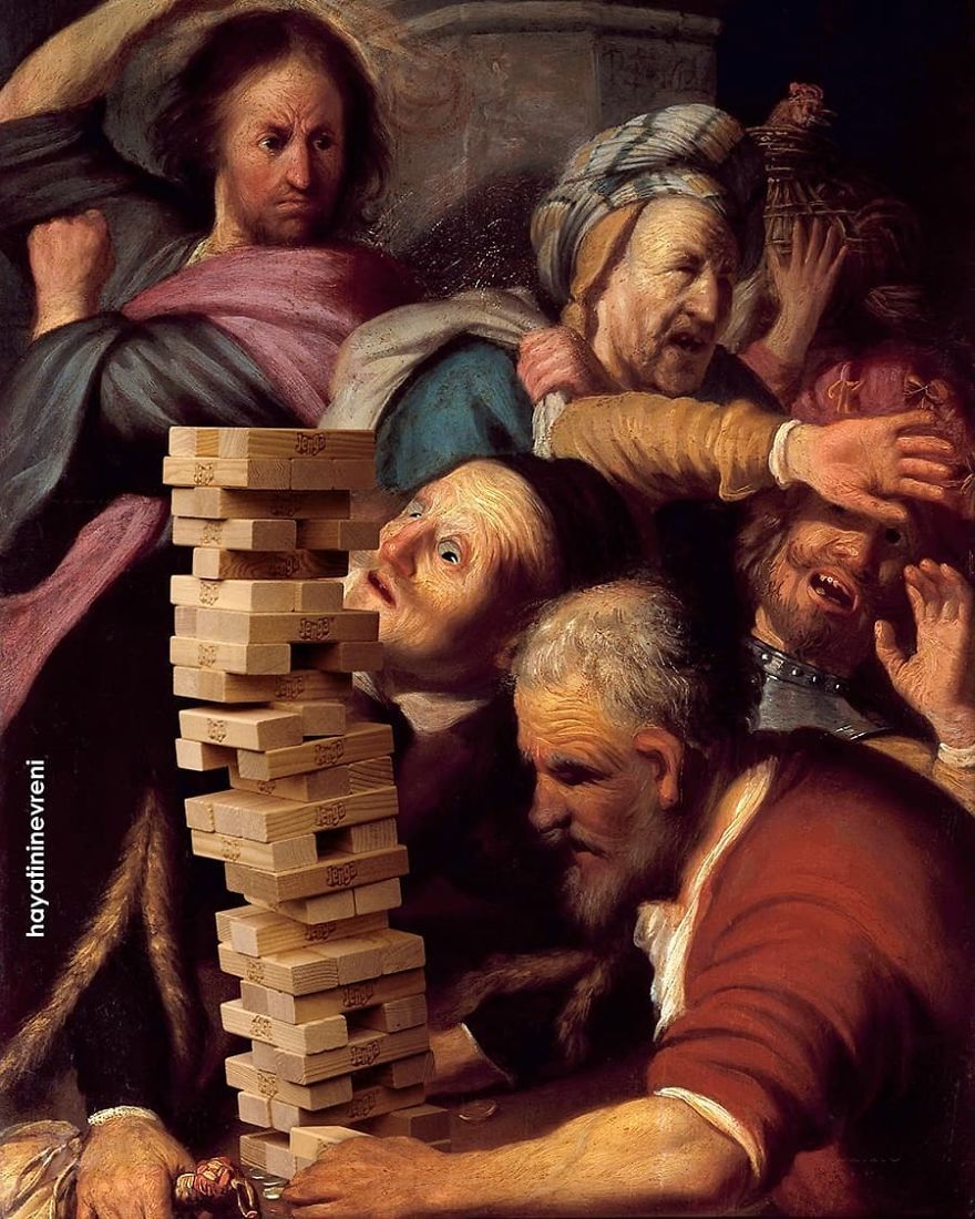 Christ Driving The Money Changers From The Temple 