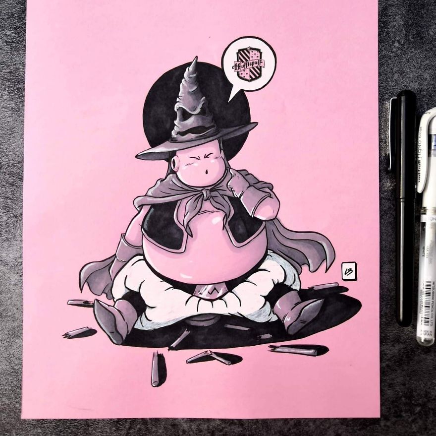 What Would Happen If The Harry Potter's Sorting Hat Shows Up In Dragon Ball's World?