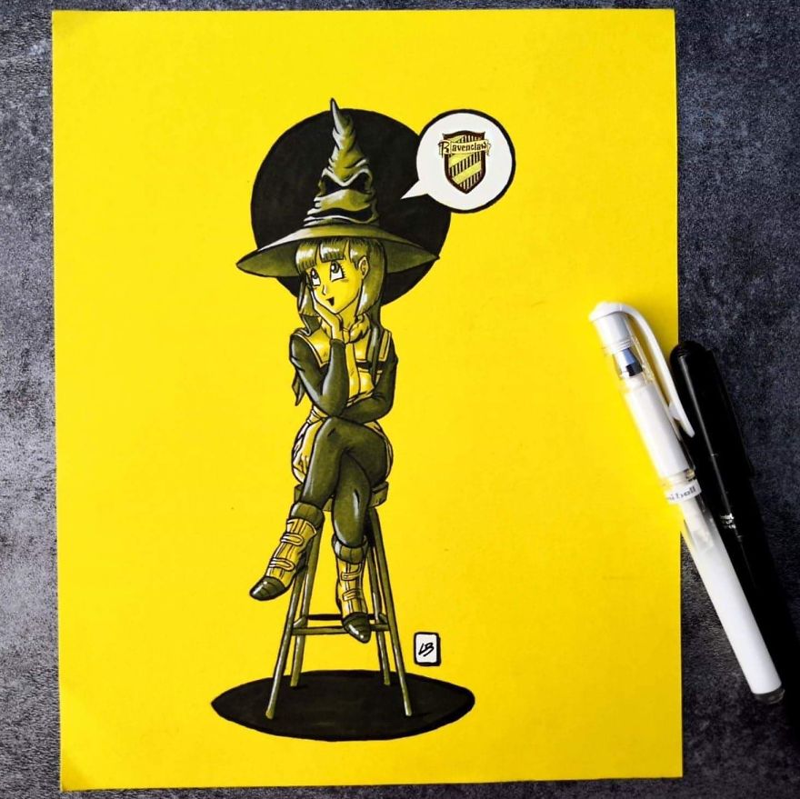 What Would Happen If The Harry Potter's Sorting Hat Shows Up In Dragon Ball's World?