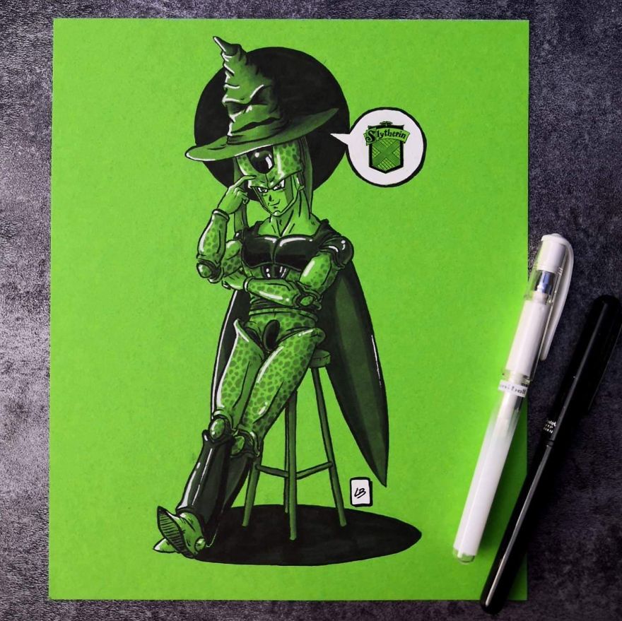 What Would Happen If The Harry Potter's Sorting Hat Shows Up In Dragon Ball's World?