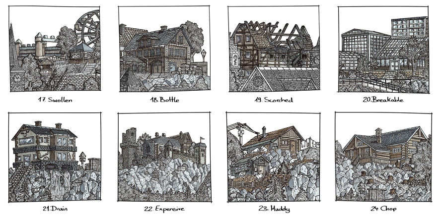 I Spent The Whole Of October Drawing A Fantasy City And Every Building Has A Story I Spent The Whole Of October Drawing A Fantasy City And Every Building Has A Story