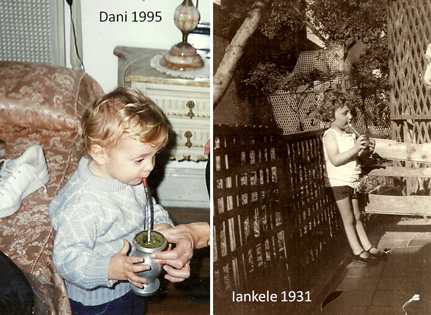 My Father And My Son Drinking Mate
