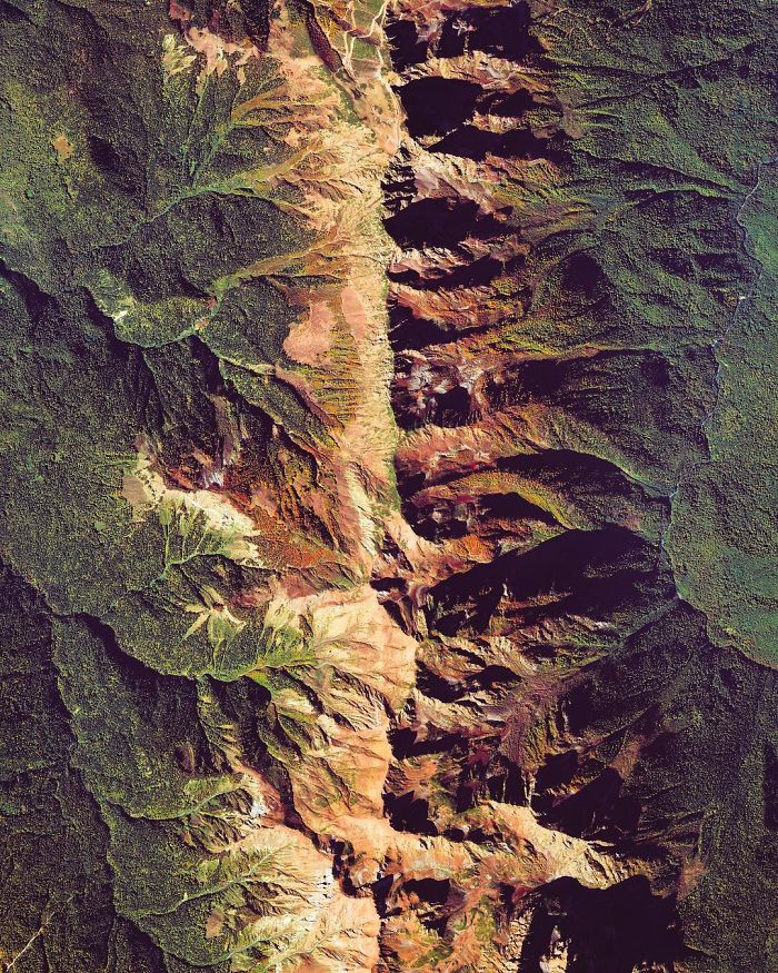 The Greater Caucasus Mountains, Situated On The Border Between Russia And Georgia