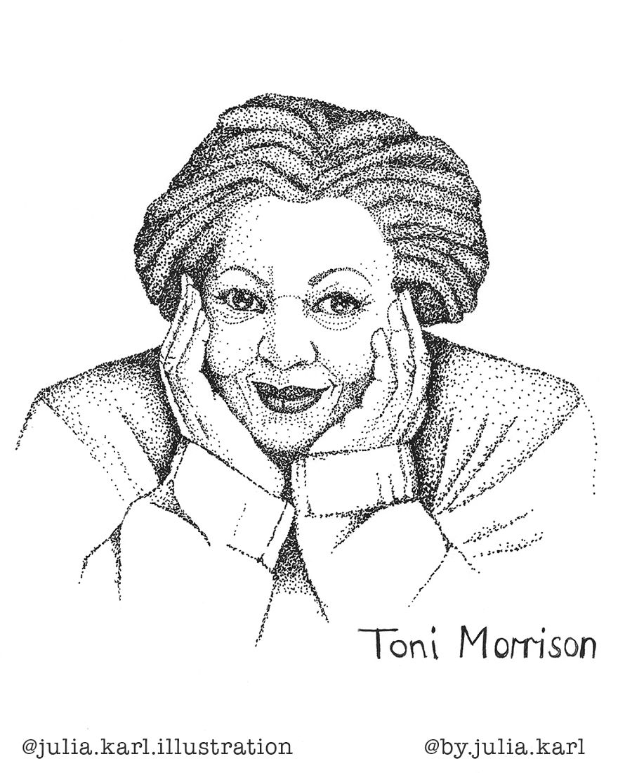 I Challenged Myself To Daily Draw A Portrait Of A Female Achiever For 31 Days