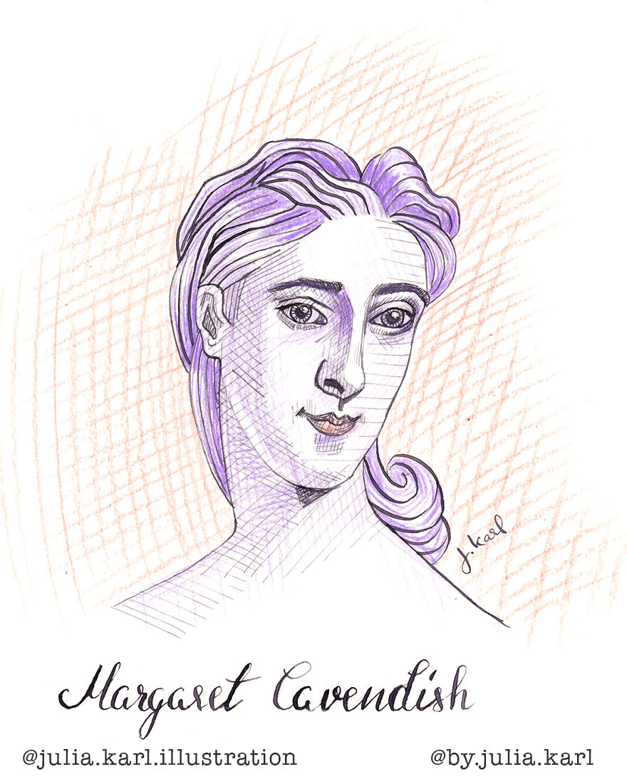 I Challenged Myself To Daily Draw A Portrait Of A Female Achiever For 31 Days