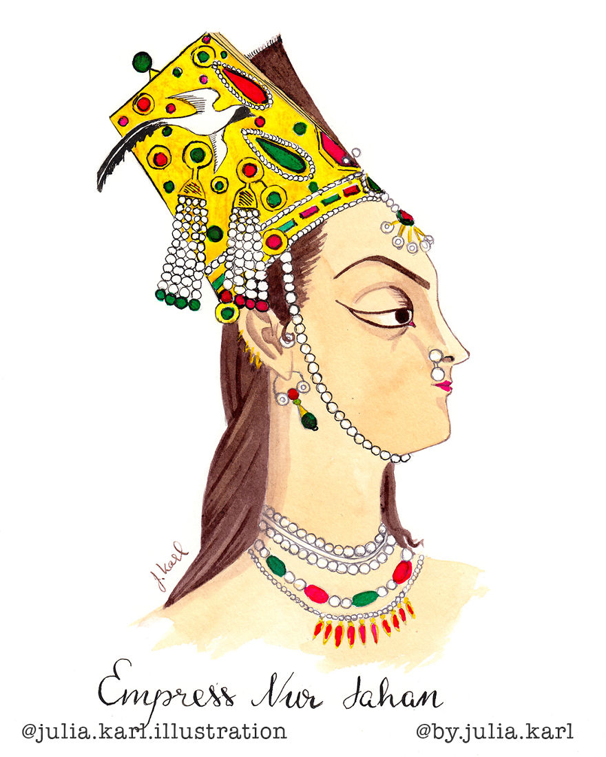 I Challenged Myself To Daily Draw A Portrait Of A Female Achiever For 31 Days