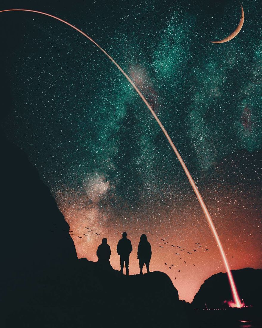 I Express My Ideas And Imaginations Using Photoshop