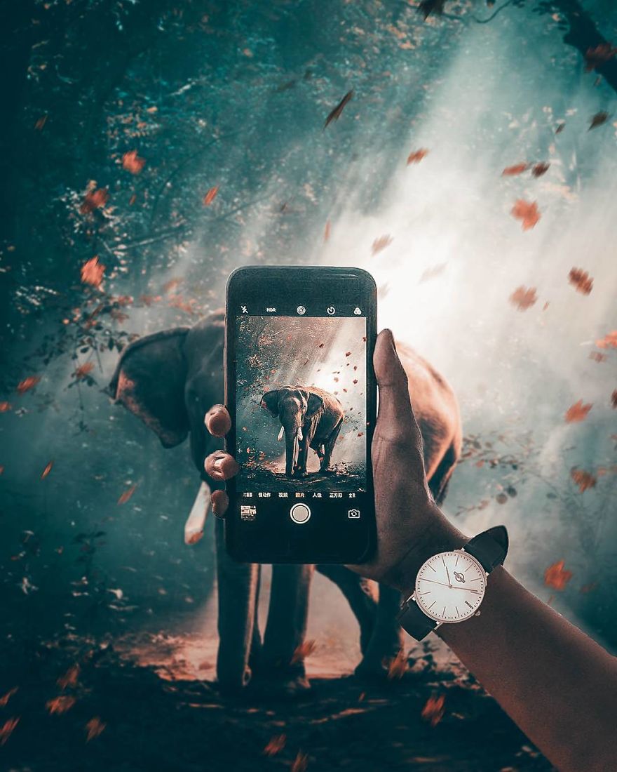 I Express My Ideas And Imaginations Using Photoshop