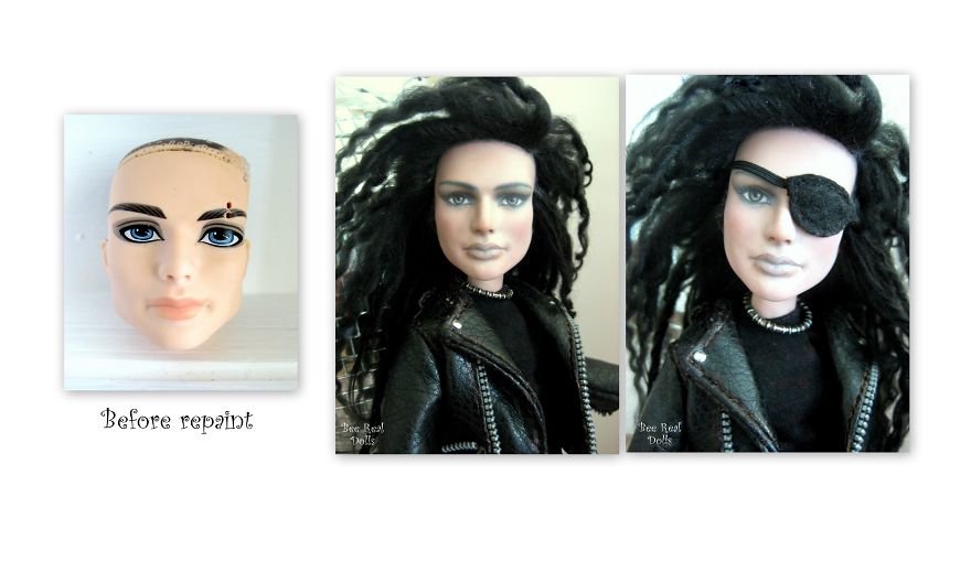 I Personalize, Re-Sculpt And Recycle Pre-Loved Dolls Into Famous People