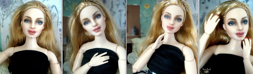 I Personalize, Re-Sculpt And Recycle Pre-Loved Dolls Into Famous People