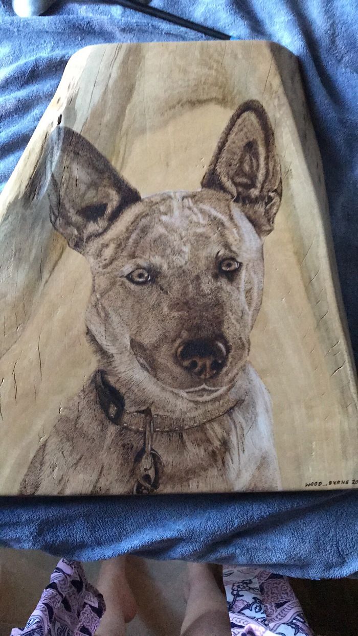 I Spend Hours Creating Unique Art By Burning Wood