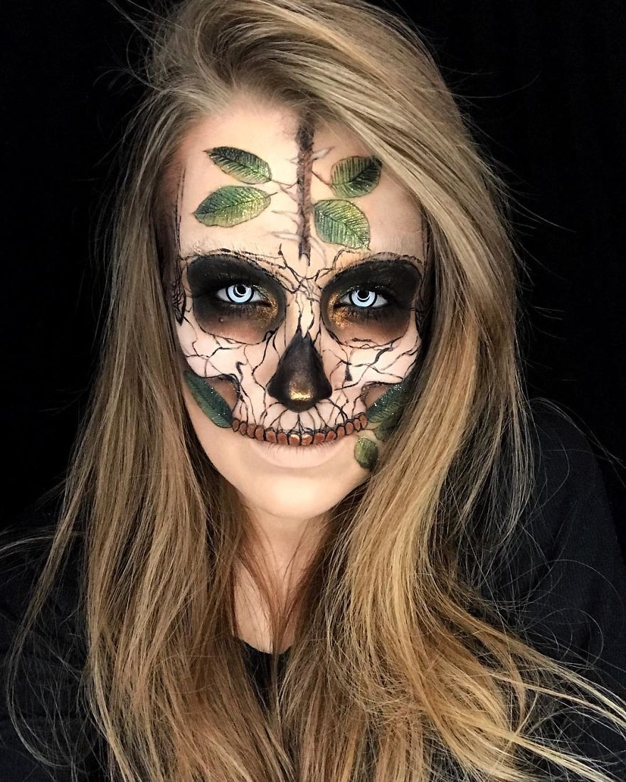 I Use My Own Face And Body As A Canvas To Create Unique Looks And Illusion Makeup