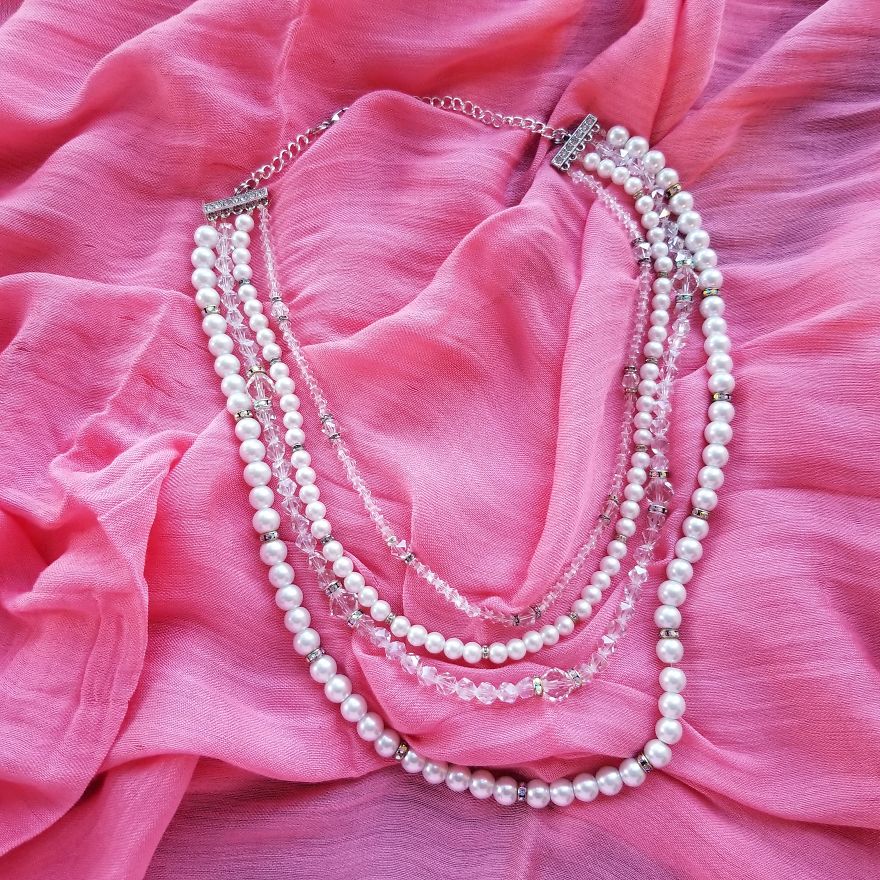 Multi-Strand Pearl Necklace