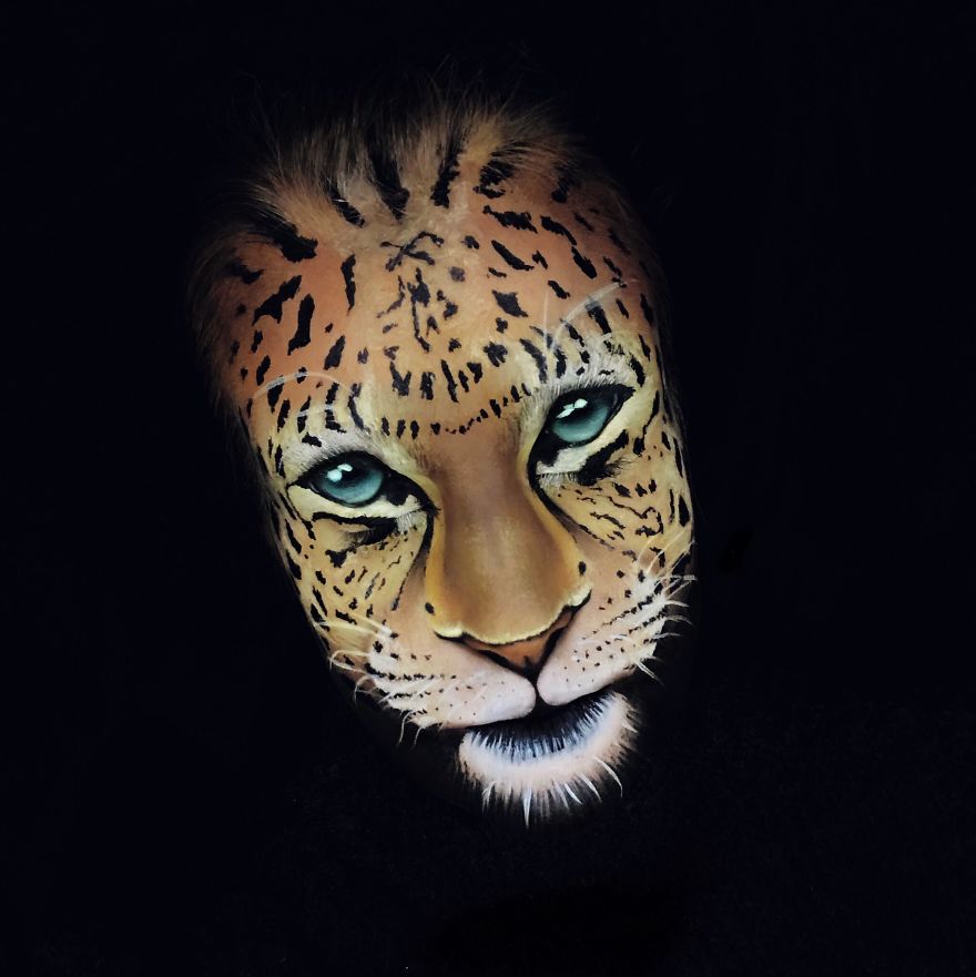 I Use My Own Face And Body As A Canvas To Create Unique Looks And Illusion Makeup