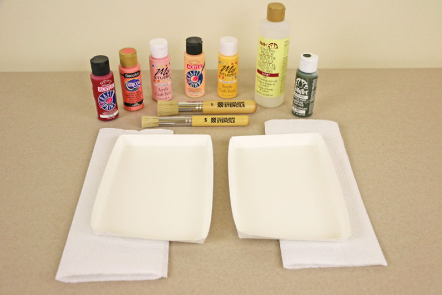 A Floral Watercolor Wallpaper Hack Using Reusable Stencils A Floral Watercolor Wallpaper Hack Using Reusable Stencils