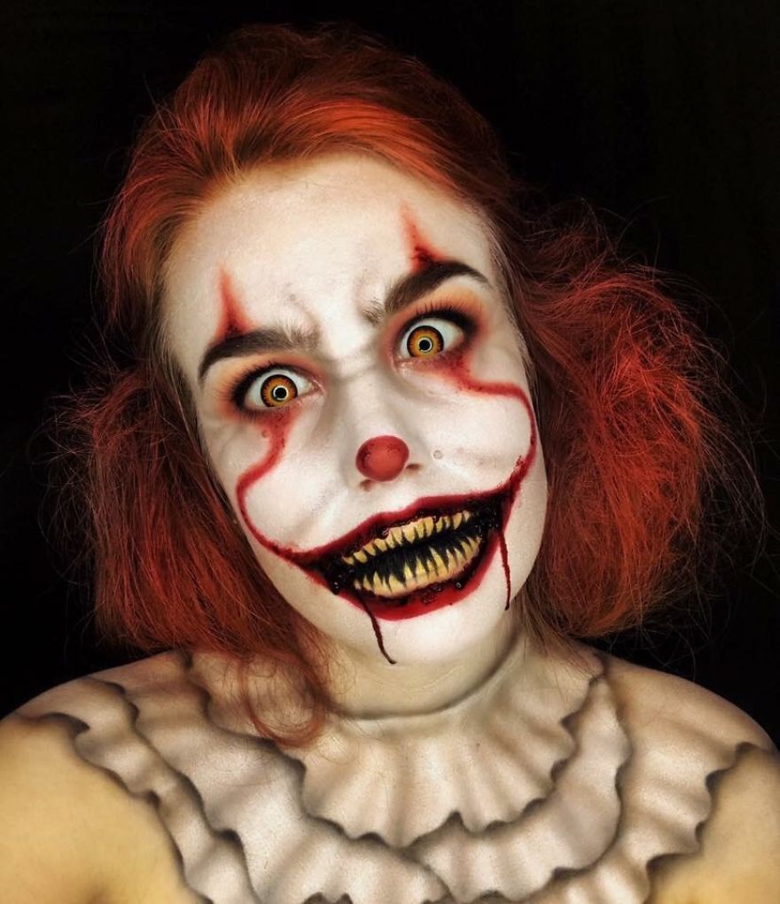 I Use My Own Face And Body As A Canvas To Create Unique Looks And Illusion Makeup