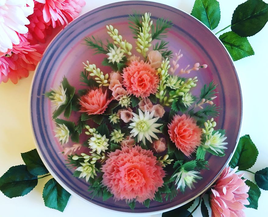 I Transform Floral Bouquets And Koi Ponds Into Edible 3d Jelly Art