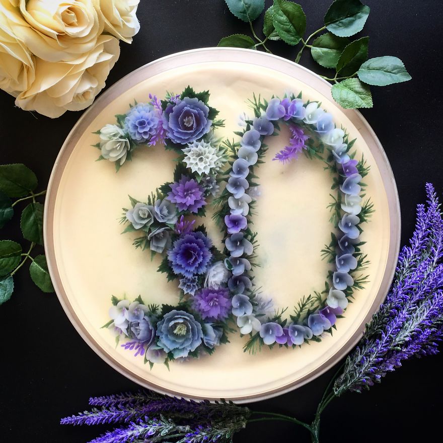 I Transform Floral Bouquets And Koi Ponds Into Edible 3d Jelly Art