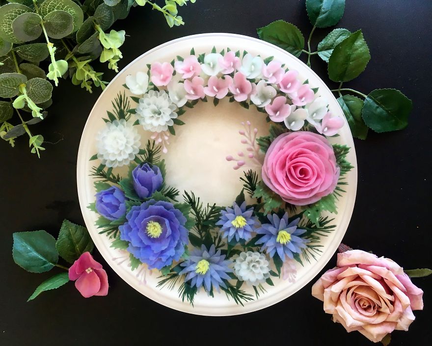 I Transform Floral Bouquets And Koi Ponds Into Edible 3d Jelly Art