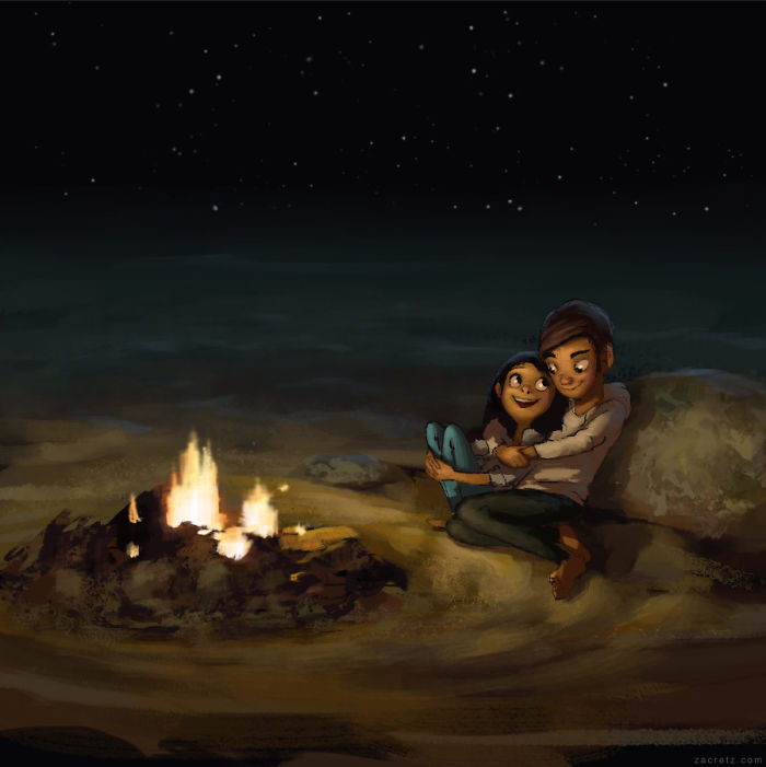 Illustrator Shows In Adorable Images The True Meaning Of Love Between Couples