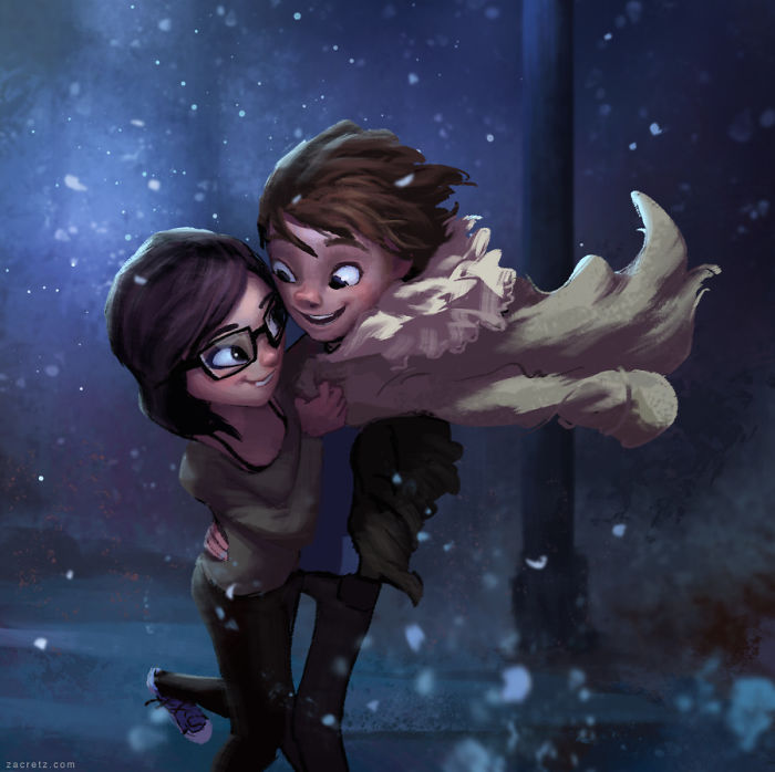 Illustrator Shows In Adorable Images The True Meaning Of Love Between Couples