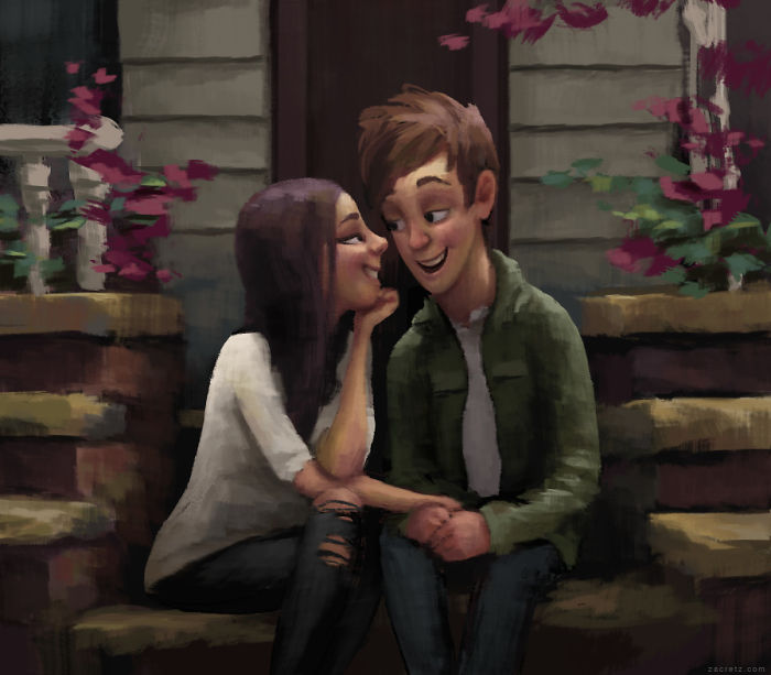 Illustrator Shows In Adorable Images The True Meaning Of Love Between Couples