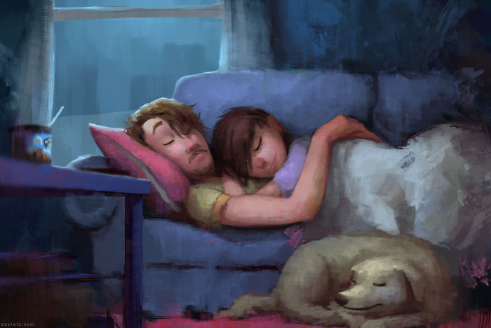 Illustrator Shows In Adorable Images The True Meaning Of Love Between Couples