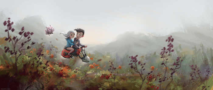 Illustrator Shows In Adorable Images The True Meaning Of Love Between Couples