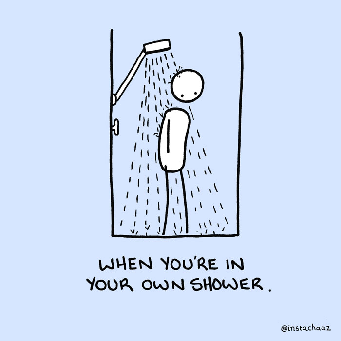 Guy Illustrates 10 Shower Moments We All Have In The Shower Guy Illustrates 10 Shower Moments We All Have In The Shower