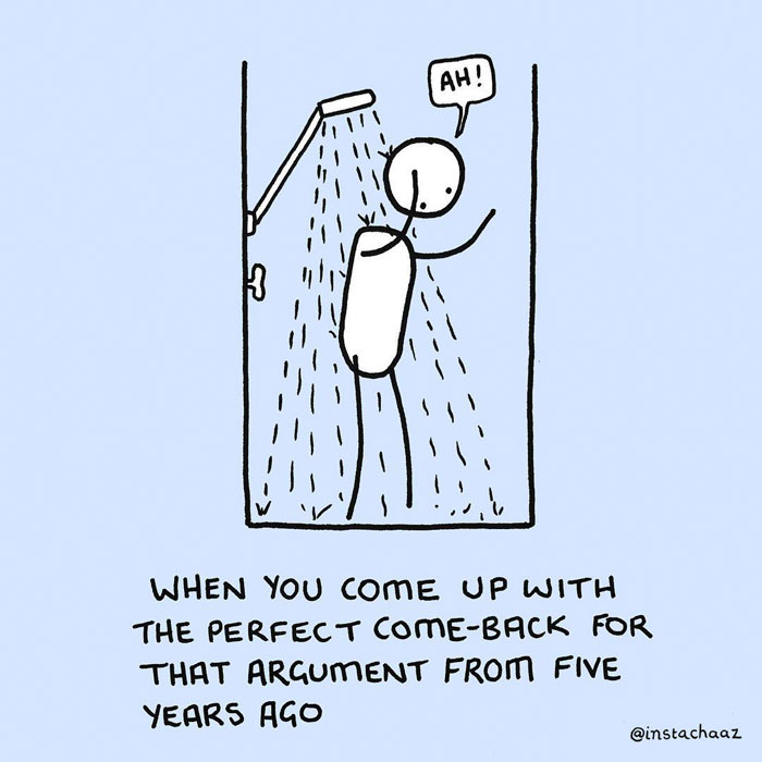 Guy Illustrates 10 Shower Moments We All Have In The Shower