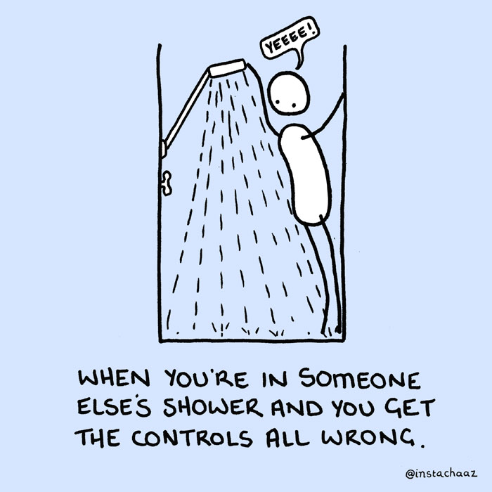 Guy Illustrates 10 Shower Moments We All Have In The Shower Guy Illustrates 10 Shower Moments We All Have In The Shower