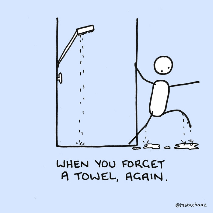 Guy Illustrates 10 Shower Moments We All Have In The Shower Guy Illustrates 10 Shower Moments We All Have In The Shower