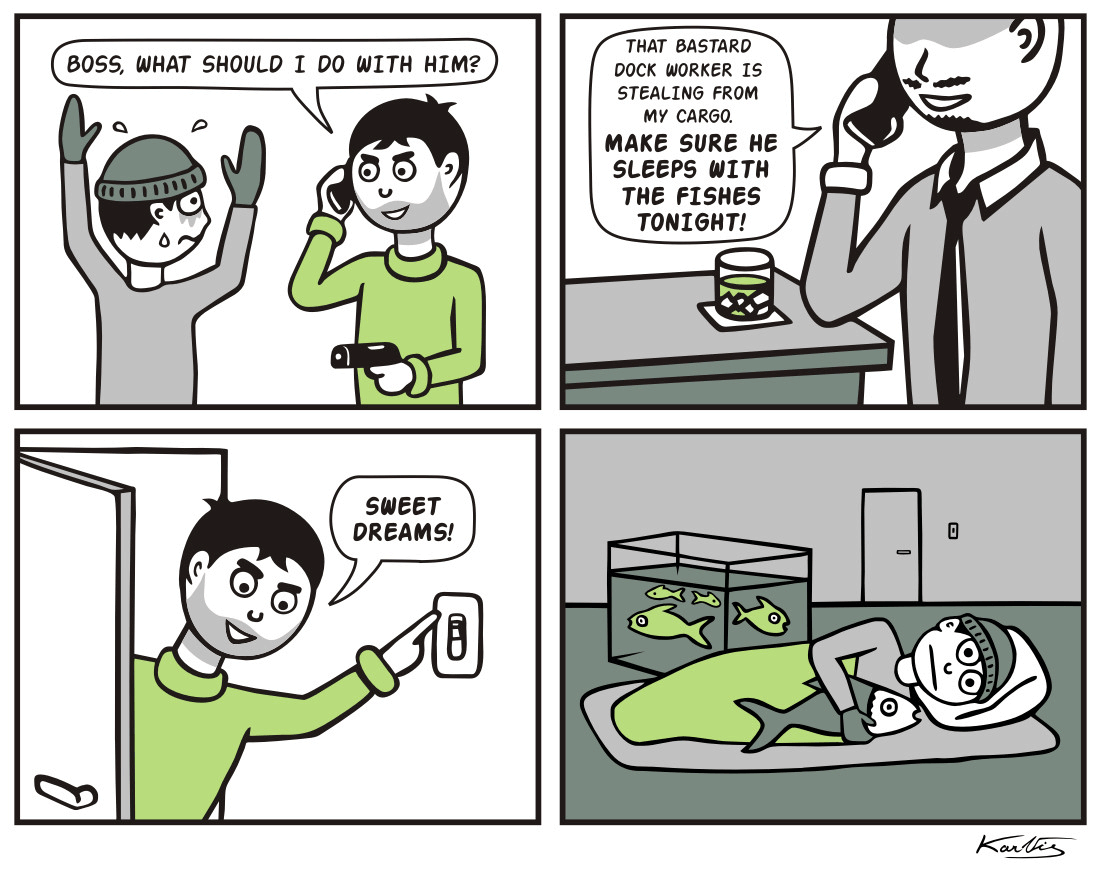 Sleep With The Fishes