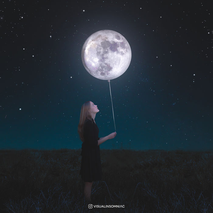 Selenophile Artist Expressed His Love To Moon Through His Art.