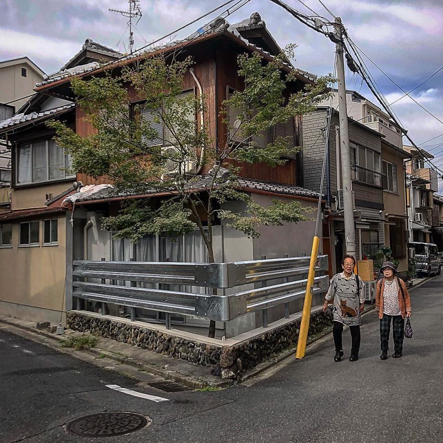 House With Maple Tree And Guardrails