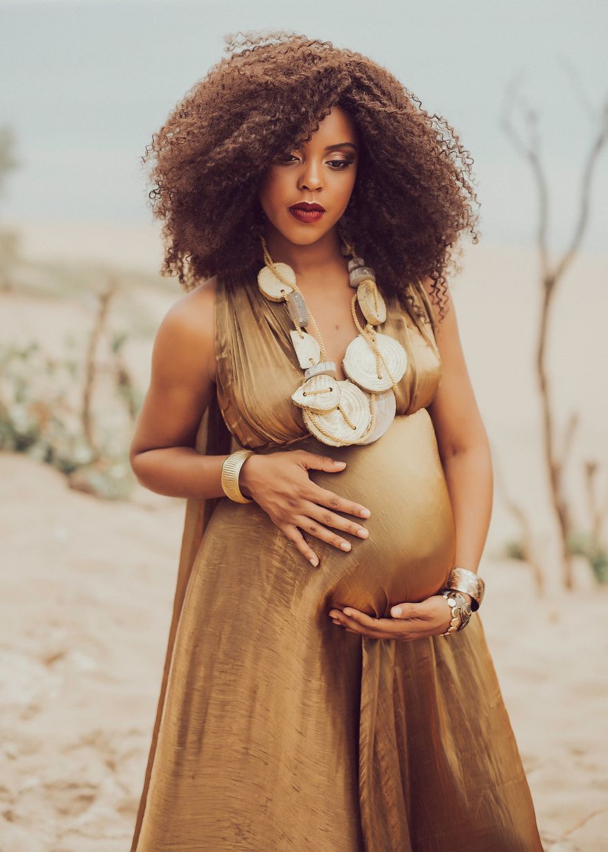 Maternity Pictures Inspired By A Fusion Of African Cultures