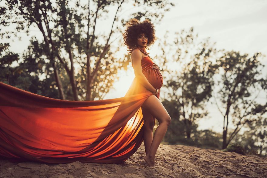 Maternity Pictures Inspired By A Fusion Of African Cultures