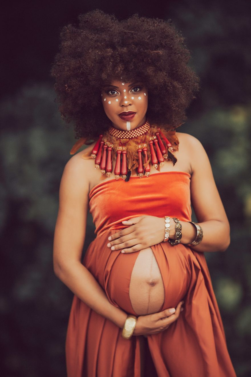 Maternity Pictures Inspired By A Fusion Of African Cultures