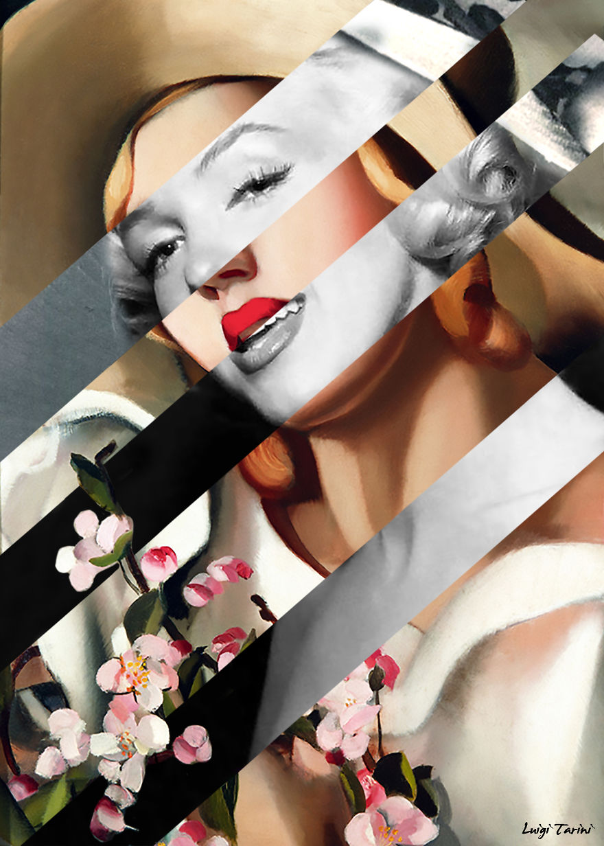 Tamara De Lempicka's "The Straw Hat" & Marylin Monroe