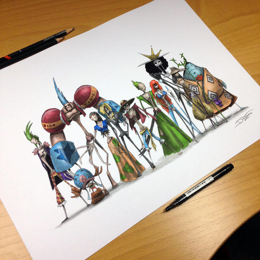 This Artist Transforms Your Favorite Character From Evil Beings That Will Destroy All Your Childhood Memories