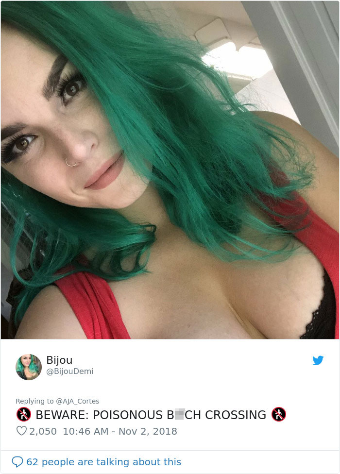 This Woman Had The Best Comeback Ever To A Man Who Said To Stay Away From Women With Dyed Hair