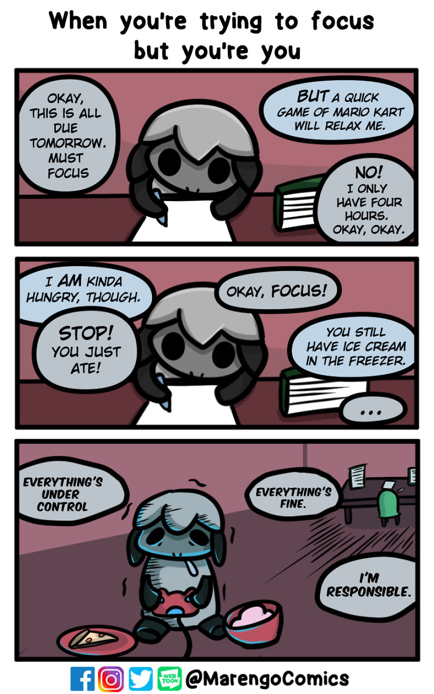 My Self-Discipline Was All Over The Place, And I Occasionally Found Myself In This Situation