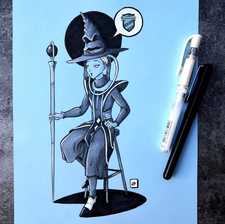 What Would Happen If The Harry Potter's Sorting Hat Shows Up In Dragon Ball's World?