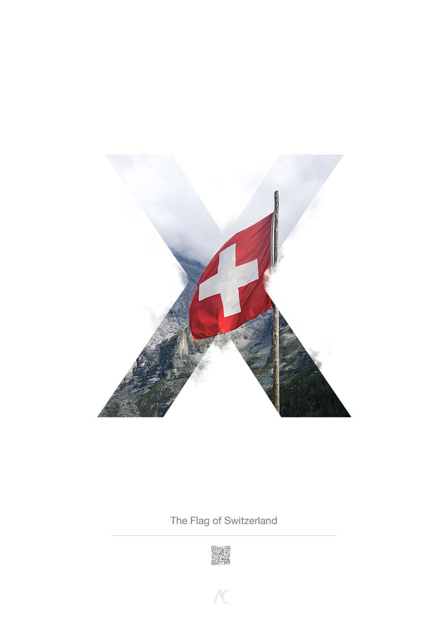 I Made This Swiss Alphabet Combining A Beautiful Landscapes With Typography
