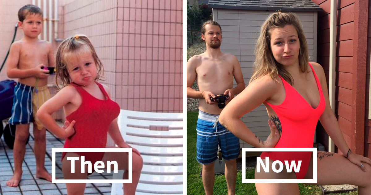 50 Times People Absolutely Nailed Their Family Photo Recreations