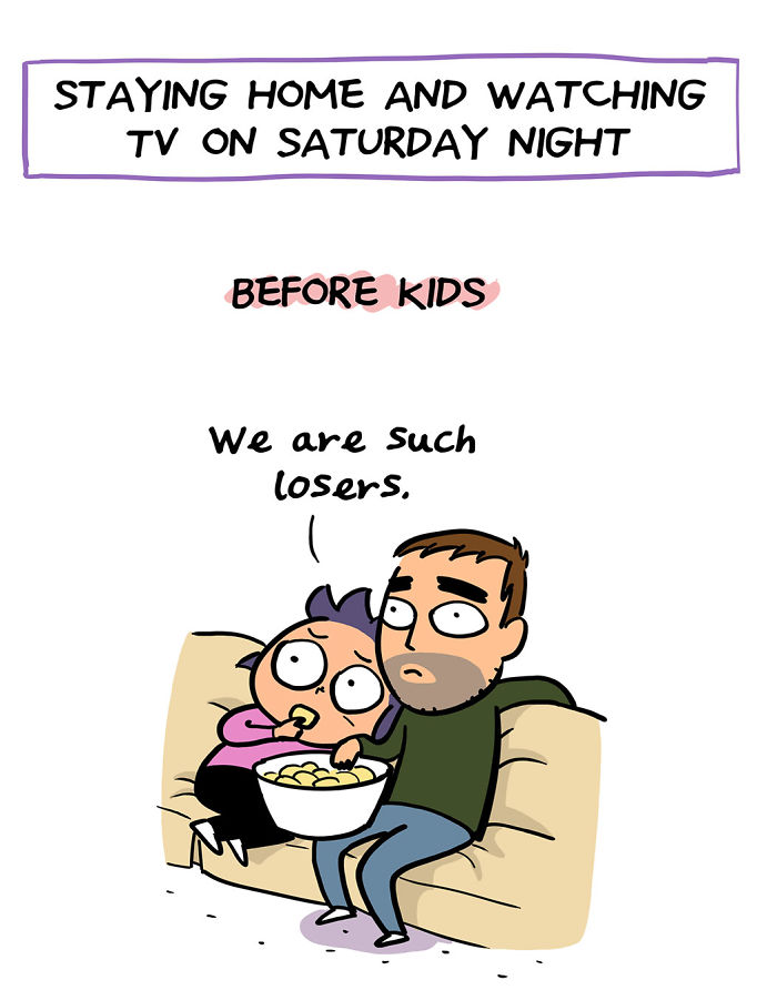 This Mom’s Brutally Honest Comics Show How Your Life Changes After Having Kids (10 Pics)