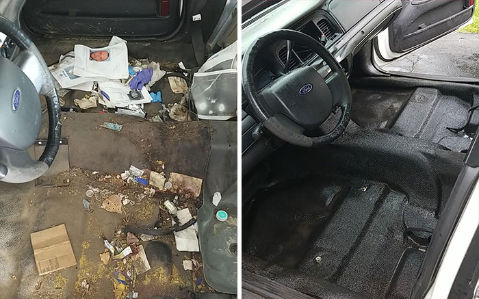 After 7 Years Of Service For The Police Department The Crown Victoria Is Brought Back To Its Former Glory