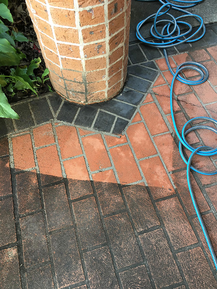 Patch Test On The Driveway